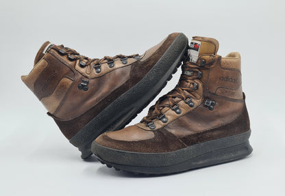 *Ordentlicher Zustand* Vintage 1980er Adidas Allround Outdoor Trekking Boots UK 8,5 / EUR 43 1/3