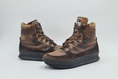 *Ordentlicher Zustand* Vintage 1980er Adidas Allround Outdoor Trekking Boots UK 8,5 / EUR 43 1/3