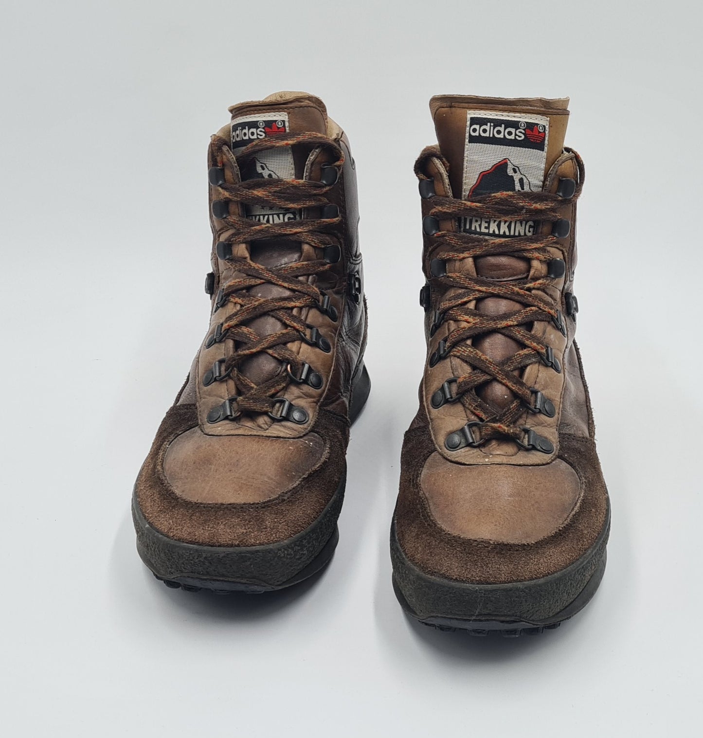 *Ordentlicher Zustand* Vintage 1980er Adidas Allround Outdoor Trekking Boots UK 8,5 / EUR 43 1/3