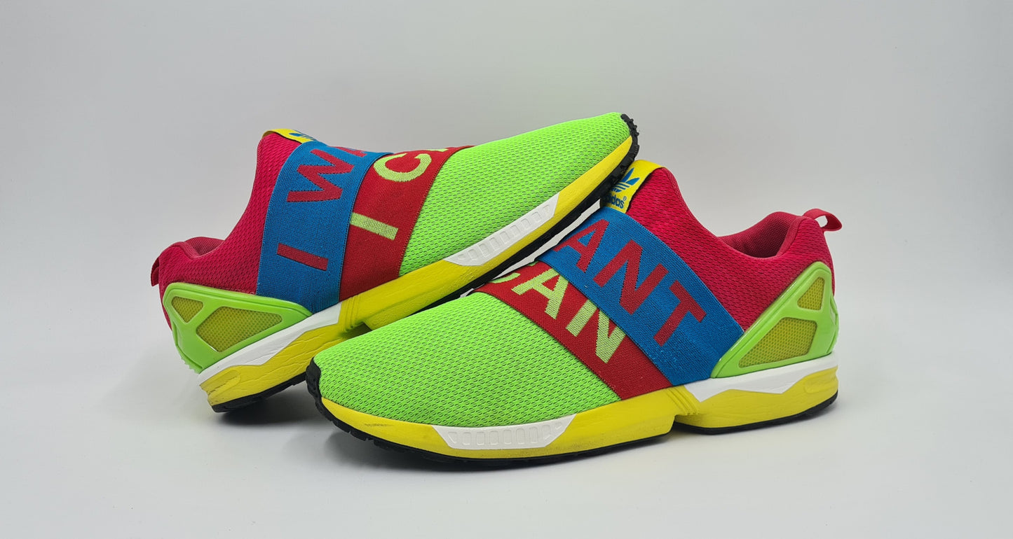 *TOP* 2015 Adidas ZX Flux Slip On 'Solar Green' UK 11,5 / EUR 46 2/3