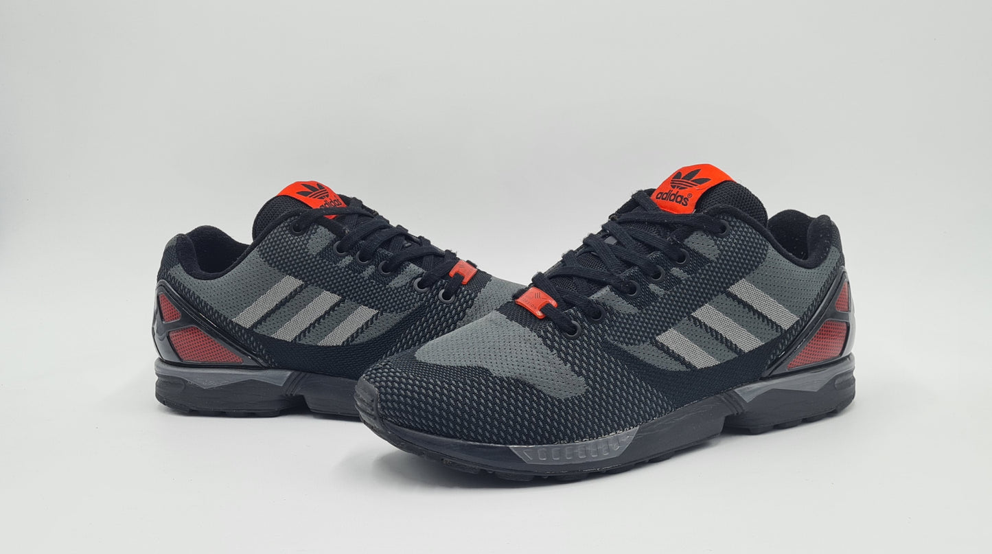 *Ordentlicher Zustand* 2015 Adidas ZX Flux Weave Schwarz Gr. UK 9 / EUR 43 1/3