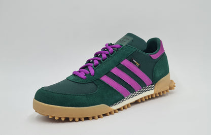 *LIKE NEW* 2023 Adidas Marathon TR Cordura Green / Purple UK 10 / EUR 44 2/3