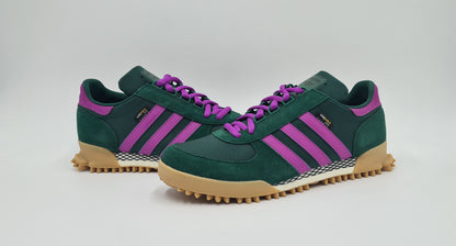 *LIKE NEW* 2023 Adidas Marathon TR Cordura Green / Purple UK 10 / EUR 44 2/3