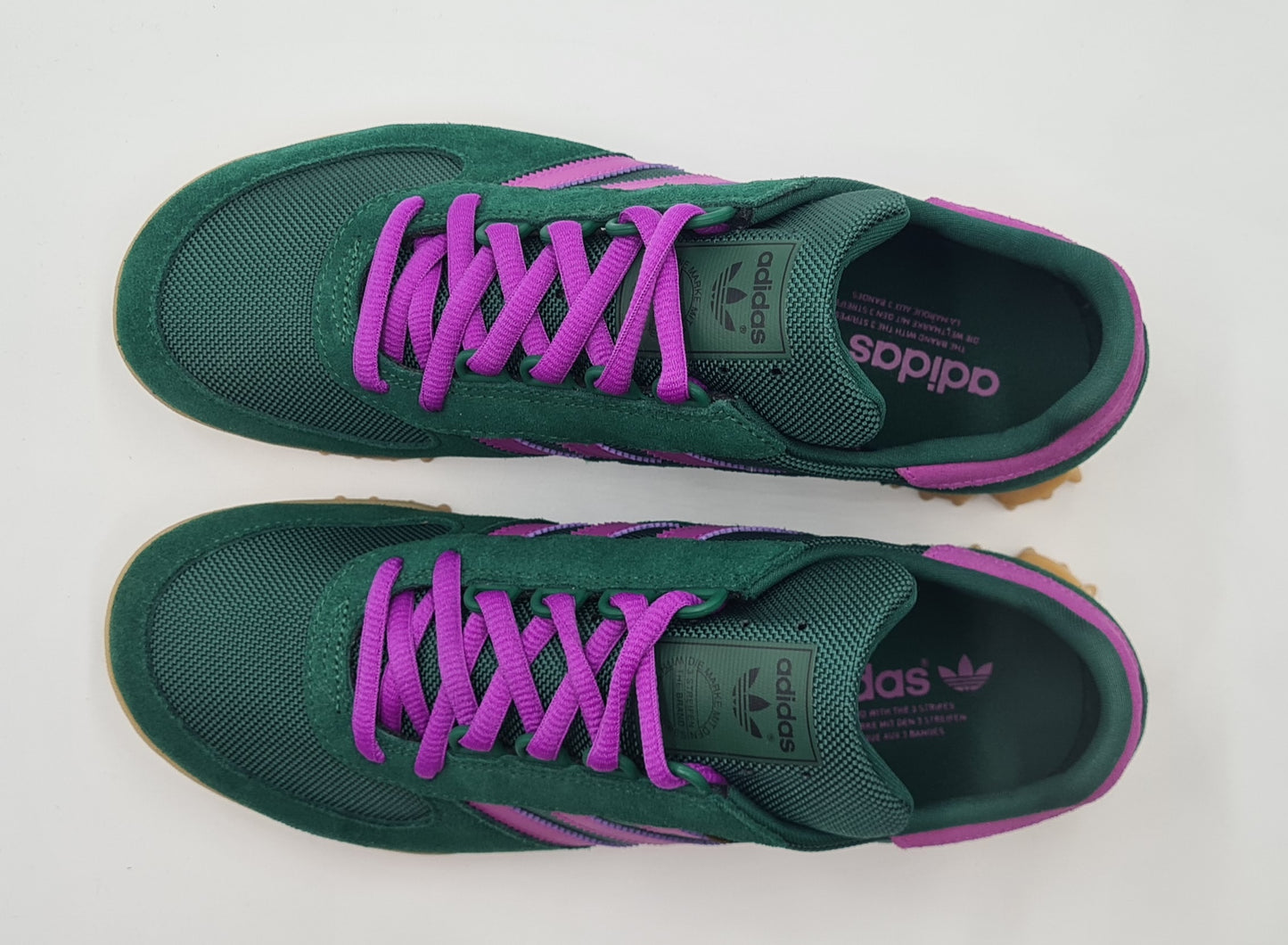 *LIKE NEW* 2023 Adidas Marathon TR Cordura Green / Purple UK 10 / EUR 44 2/3