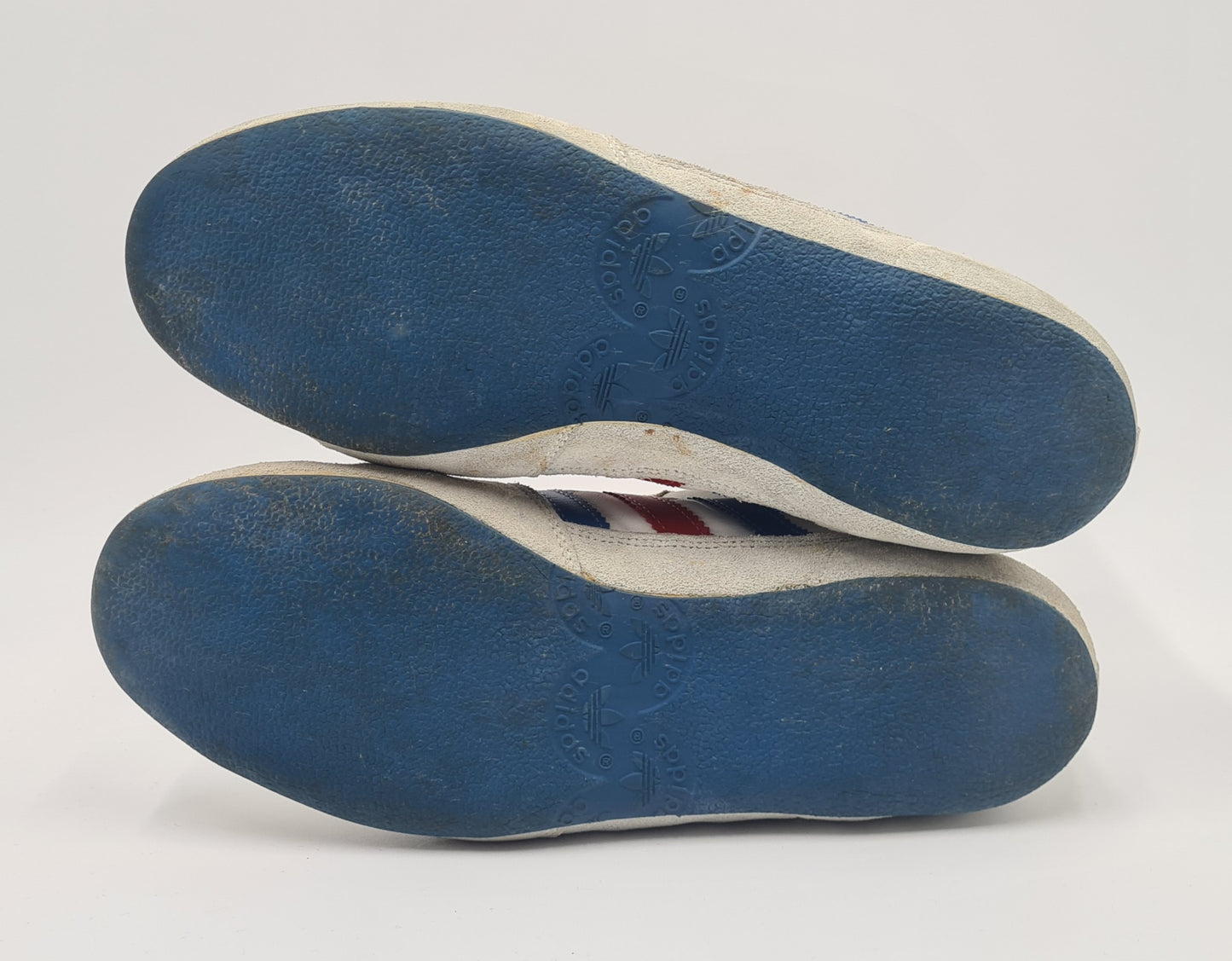 *Guter Zustand* Vintage 1980er Adidas Boxing Boots Made in France UK 8,5 / EUR 42 2/3