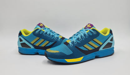 *Guter Zustand* 2014 Adidas ZX Flux Weave Aqua Gr. UK 11 / EUR 46