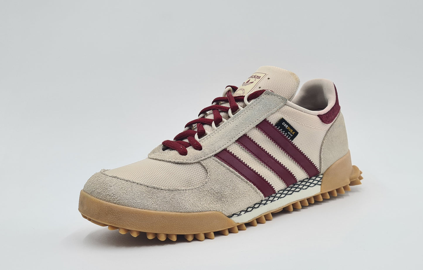 *VGC* 2023 Adidas Marathon TR Cordura Beige / Red UK 9 / EUR 43 1/3
