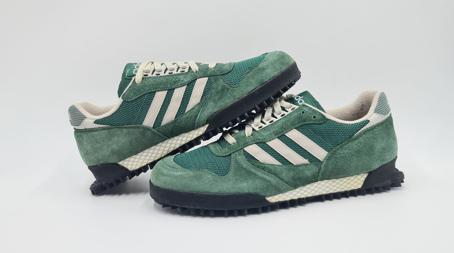 *NEU* Vintage 1991 Adidas Marathon TR 2 Grün UK 10,5 / EUR 45 1/3