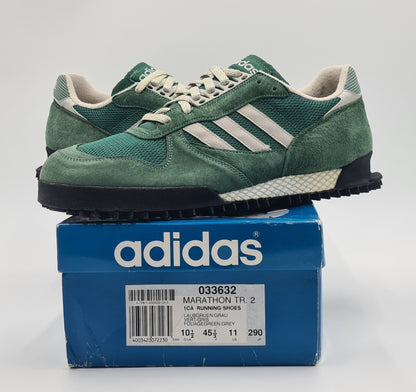 *NEU* Vintage 1991 Adidas Marathon TR 2 Grün UK 10,5 / EUR 45 1/3