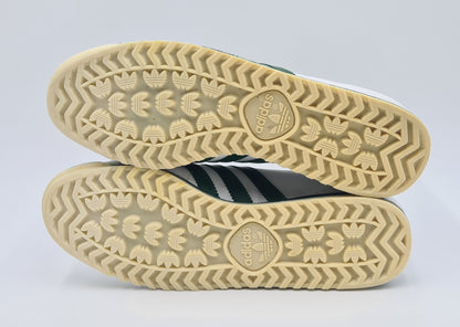 *NEU* Vintage 1980er Adidas Rom mit grünen Streifen UK 10 / EUR 44 2/3