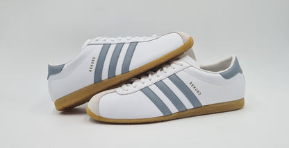 *NEU* 2003 Adidas Rekord Lea Retro Weiß Gr. UK 11 / EUR 46