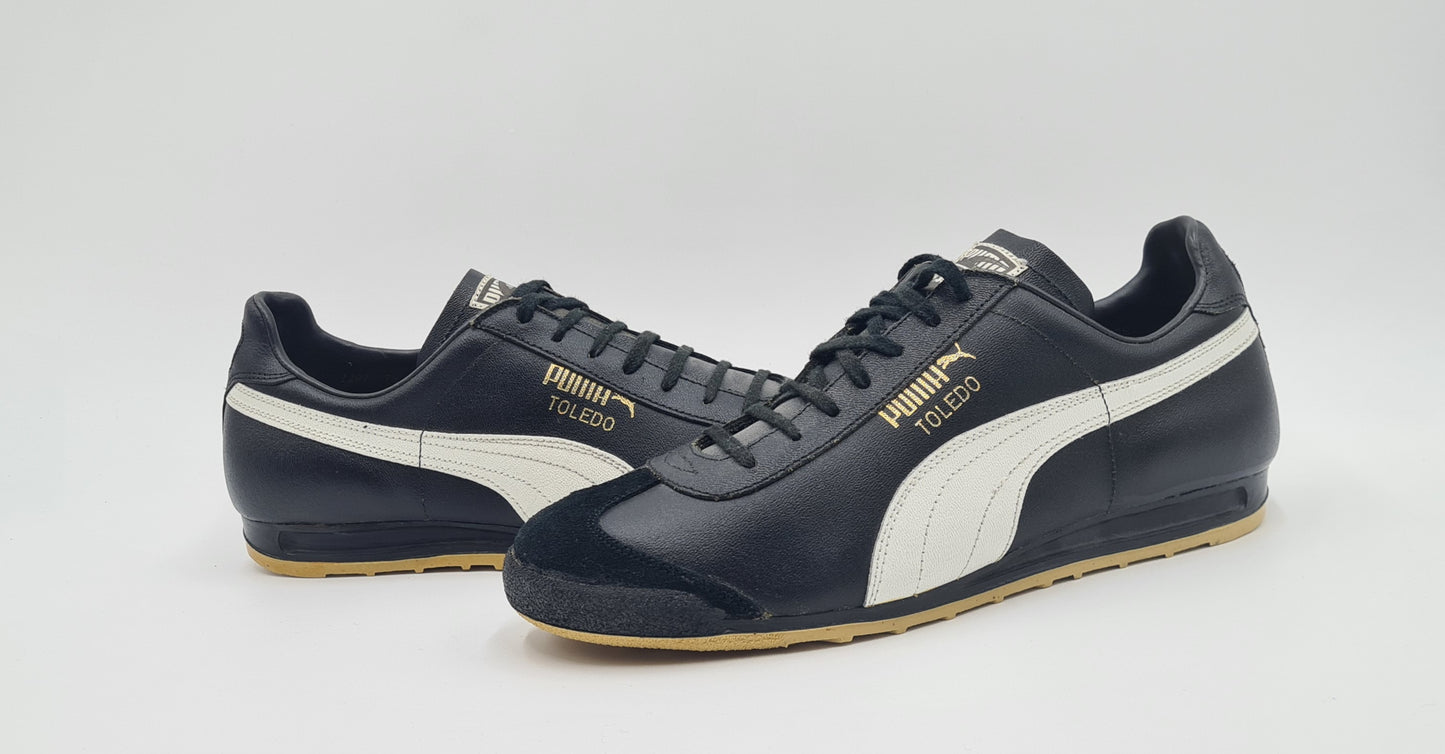 *NEU* Vintage 1980er Puma Toledo Schwarz Gr. UK 7,5 / EUR 41