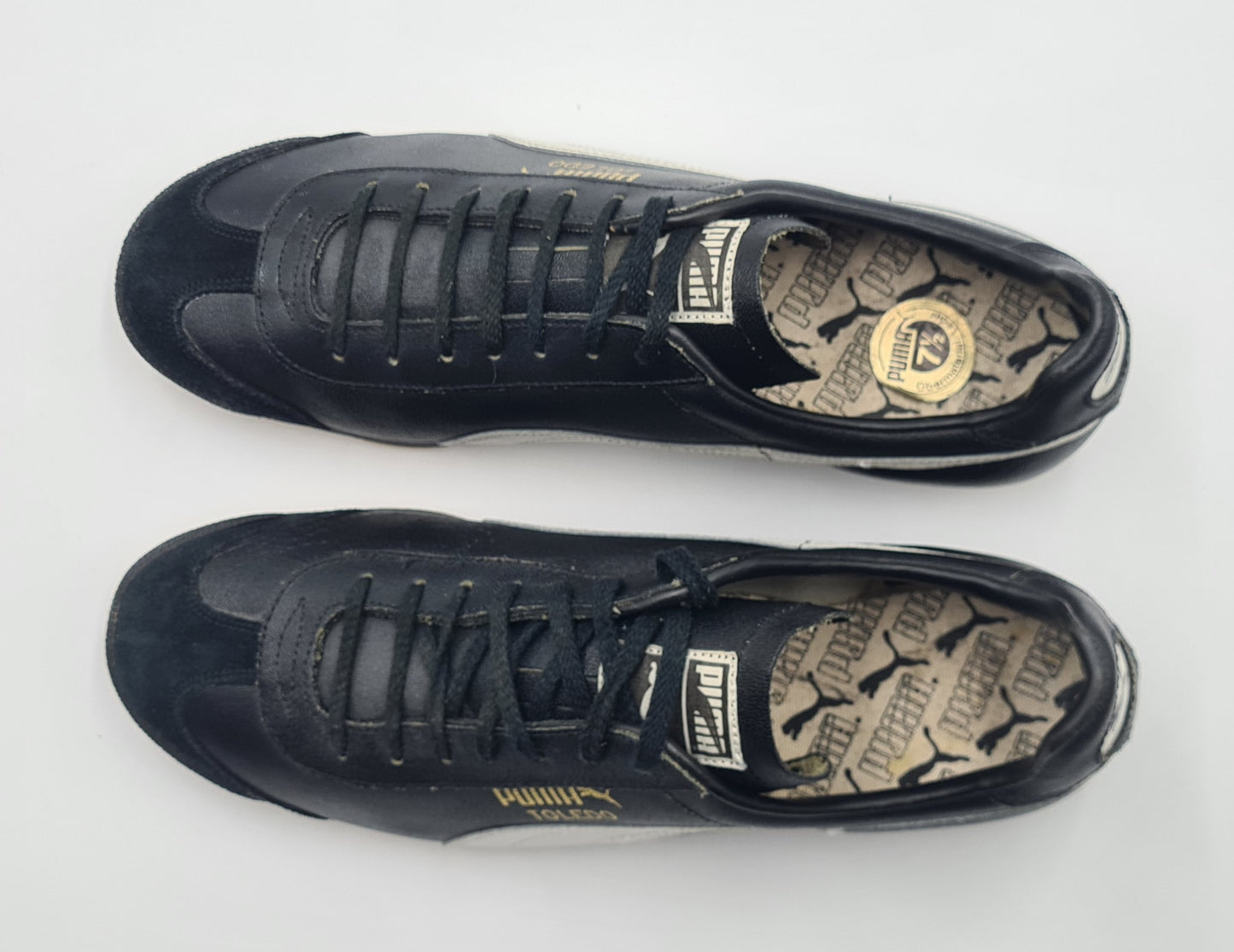 *NEU* Vintage 1980er Puma Toledo Schwarz Gr. UK 7,5 / EUR 41