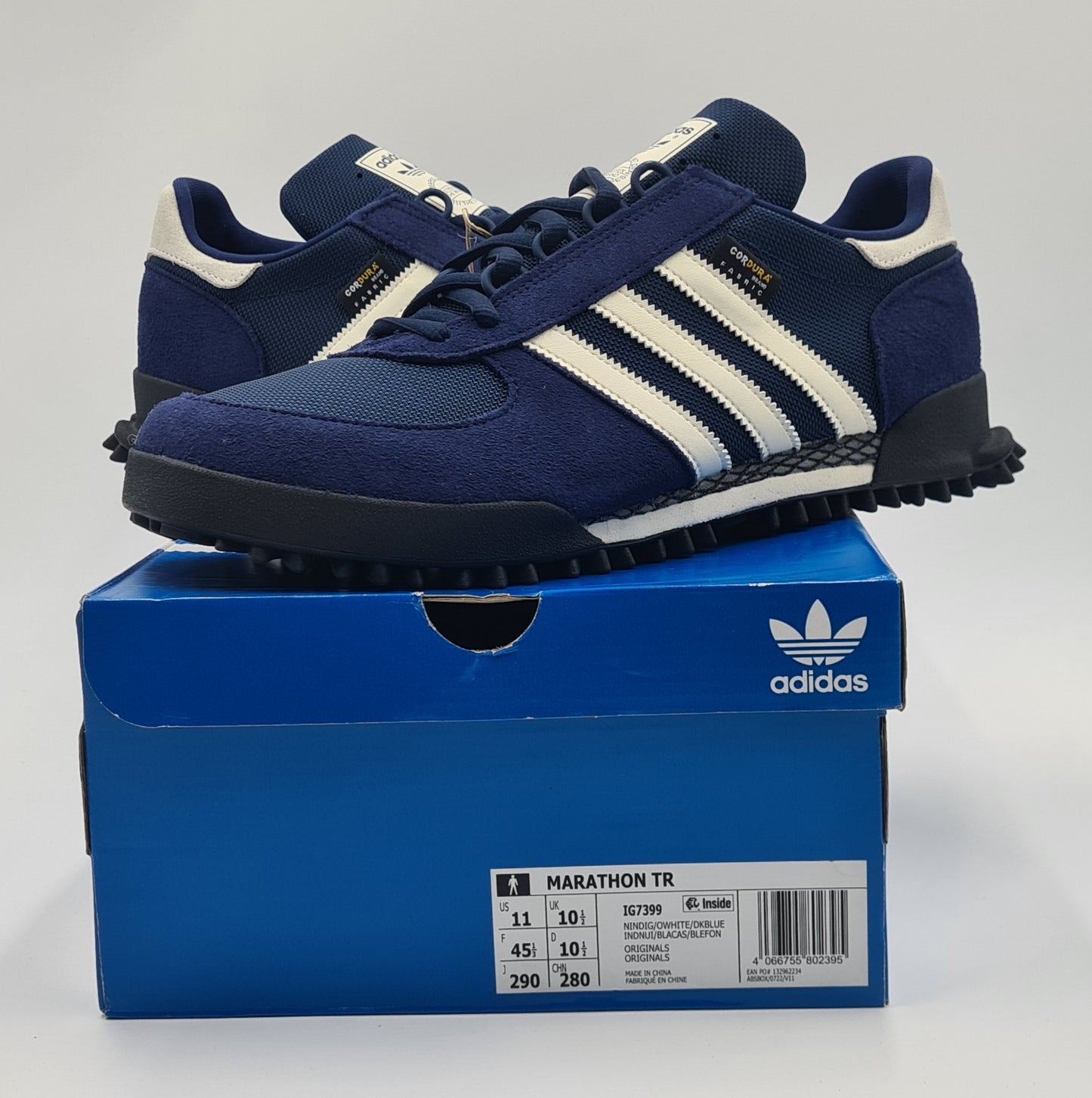 *NEW* 2023 Adidas Marathon TR Cordura Dark Blue UK 10.5 / EUR 45 1/3