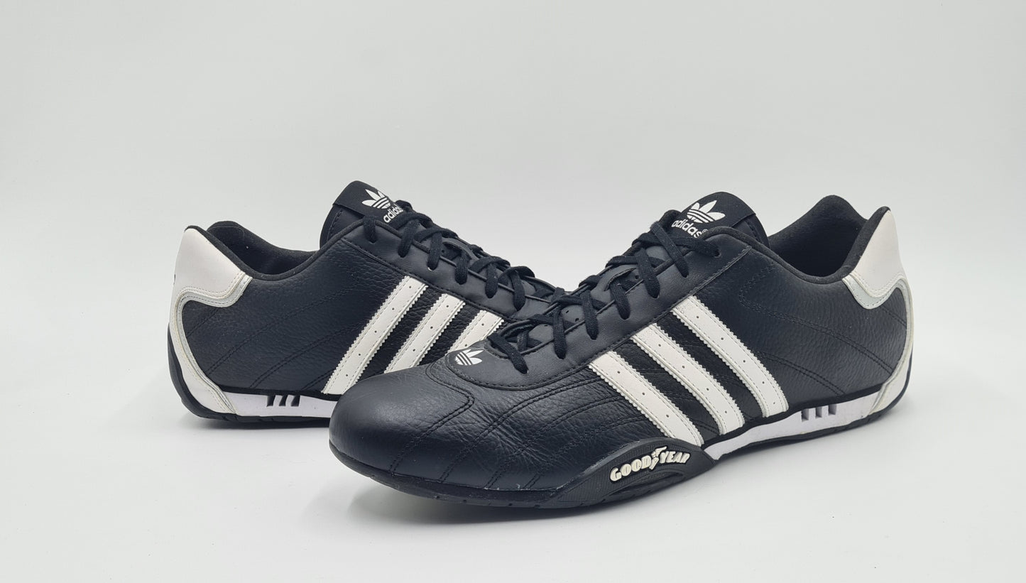*WIE NEU* 2011 Adidas Adi Racer Low Good Year Schwarz Gr. UK 12 / EUR 47 1/3