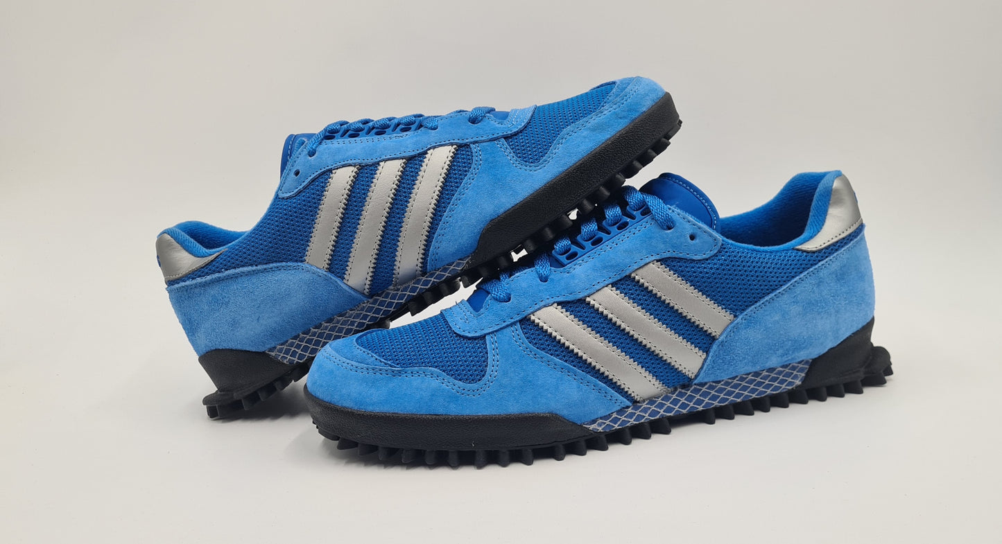 *NEW* 2011 Adidas Marathon TR Blue Silver UK 12 / EUR 47 1/3