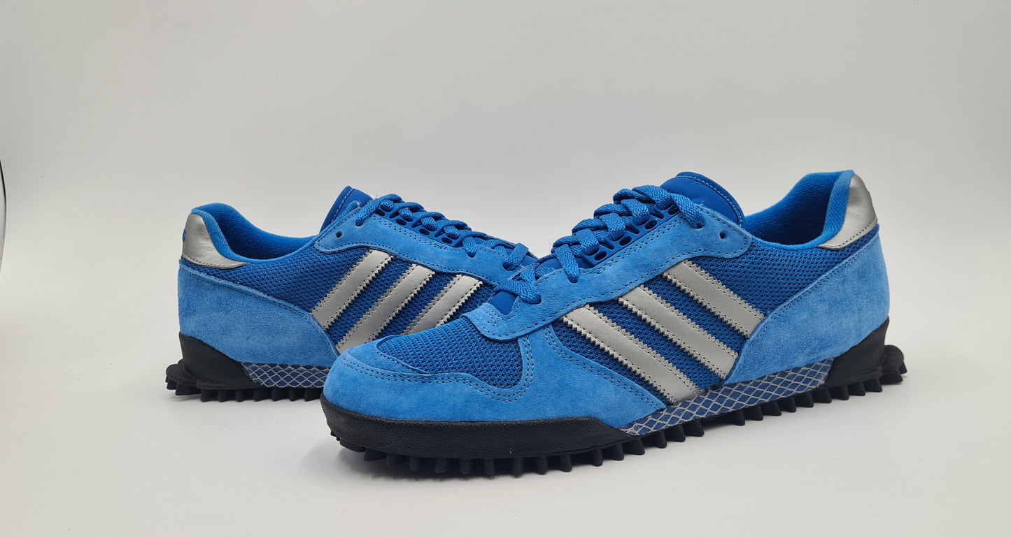 *NEW* 2011 Adidas Marathon TR Blue Silver UK 12 / EUR 47 1/3