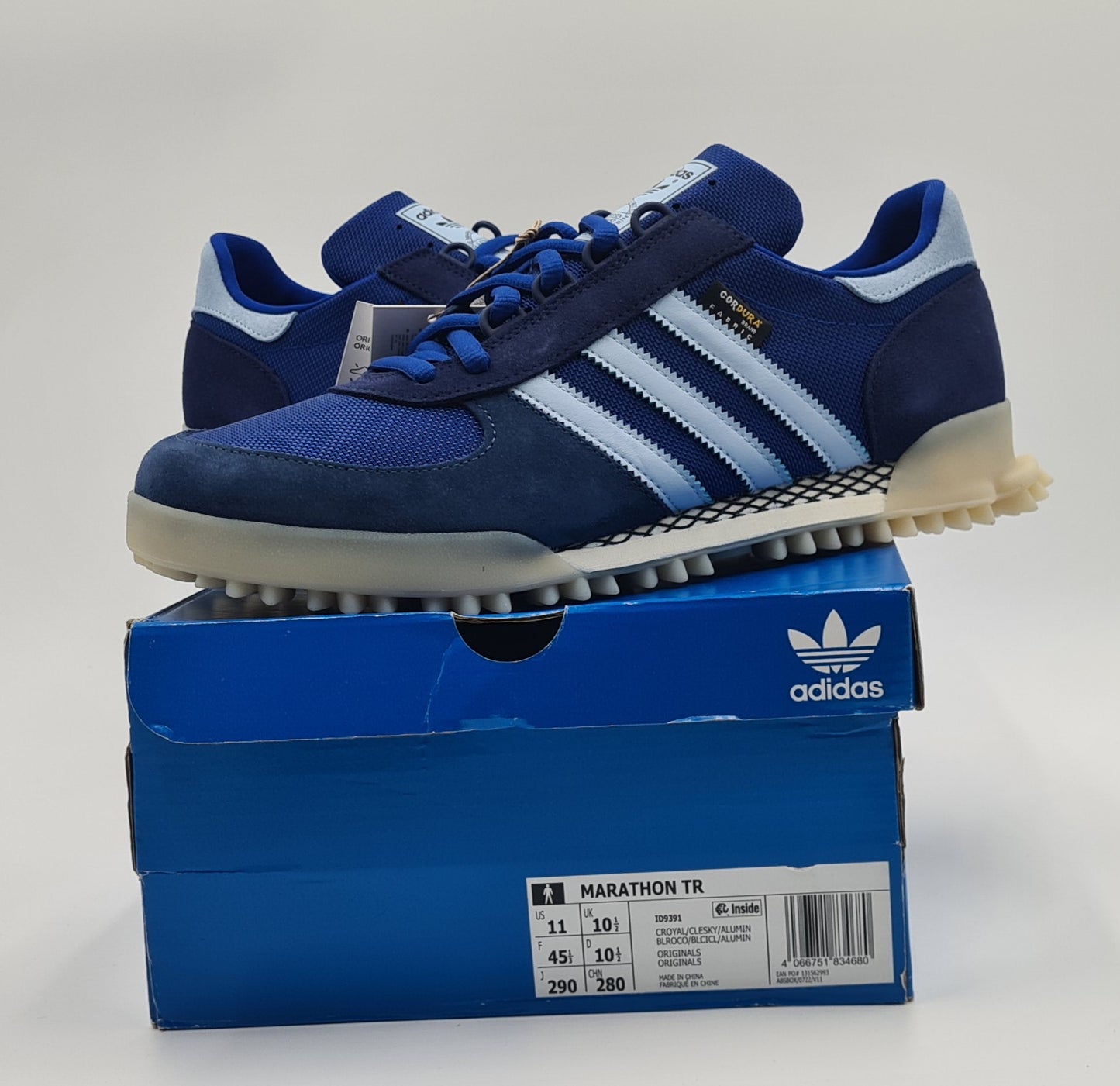 *NEW* 2022 Adidas Marathon TR Cordura Blue UK 10.5 / EUR 45 1/3