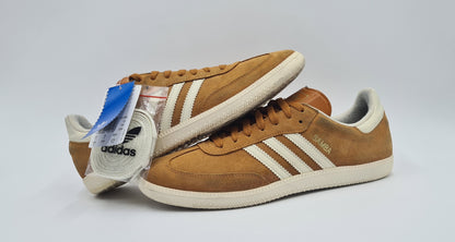 *Guter Zustand* 2011 Adidas Samba Retro Orange Gr. UK 10 / EUR 44 2/3