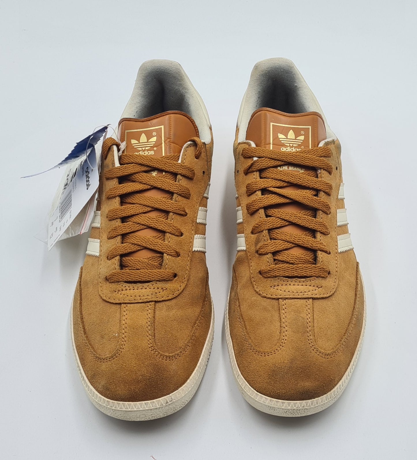 *Guter Zustand* 2011 Adidas Samba Retro Orange Gr. UK 10 / EUR 44 2/3