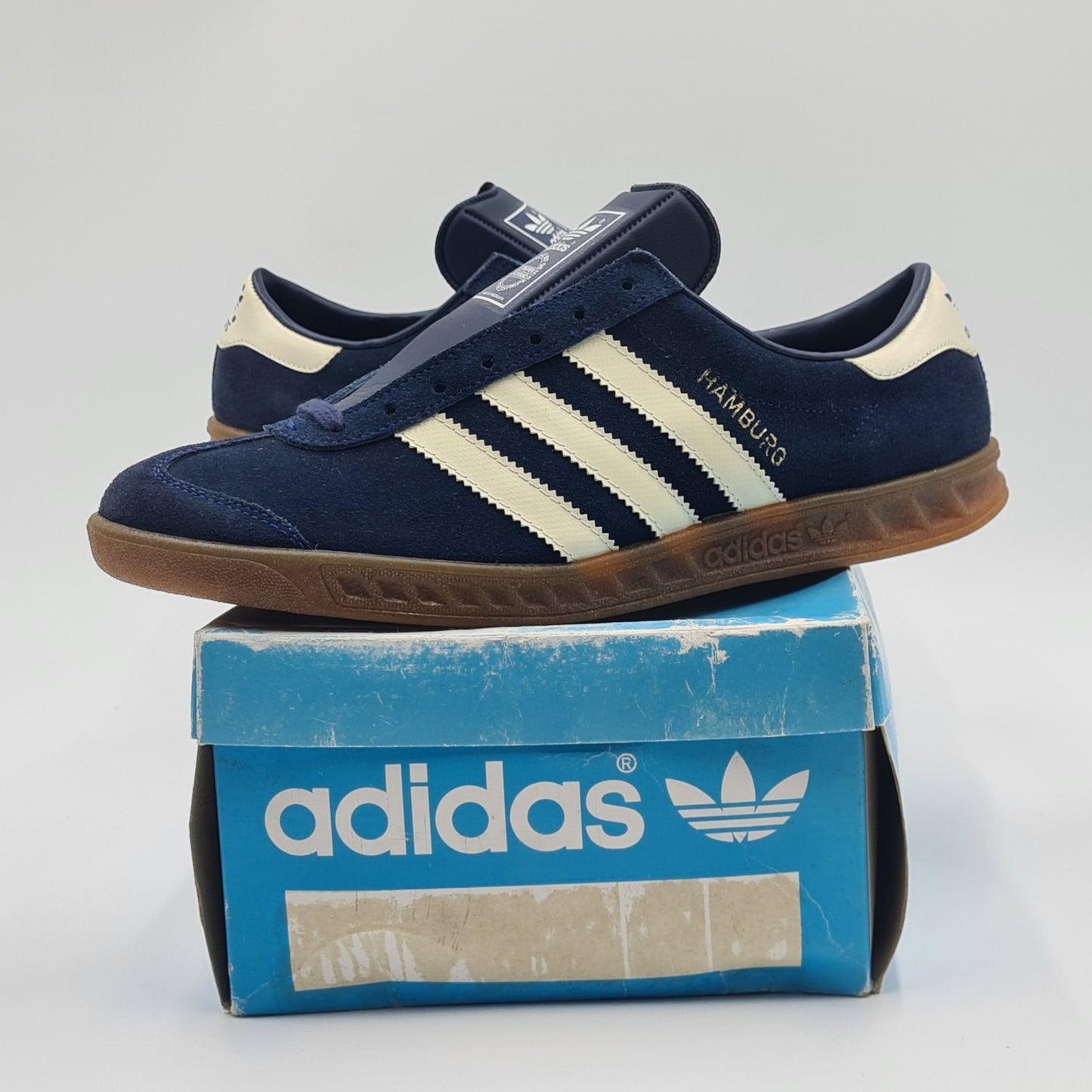 *NEU* Vintage 1980er Adidas Hamburg Yugoslavia UK 9 / EUR 43 1/3