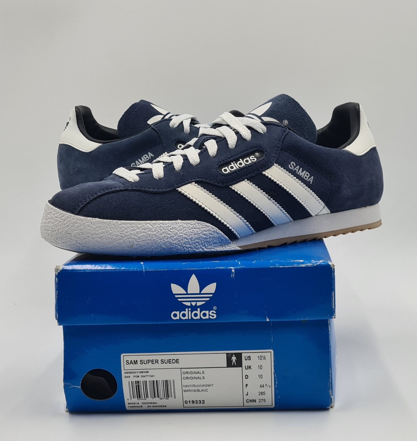 *NEU* 2011 Adidas Samba Super Suede Gr. UK 10 / EUR 44 2/3