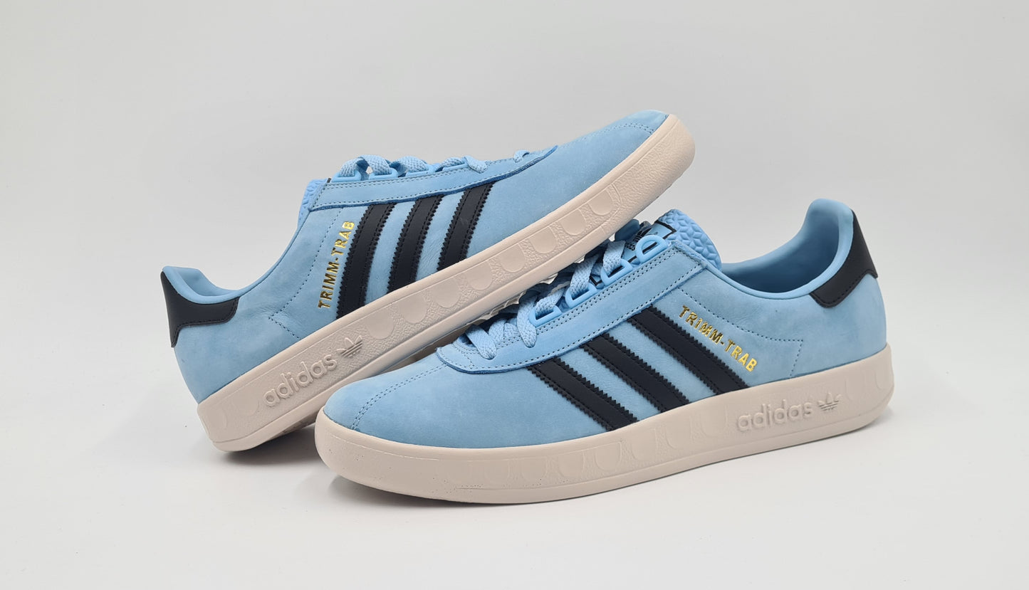 *NEU* 2013 Adidas Trimm Trab Retro Hellblau Gr. UK 10 / EUR 44 2/3