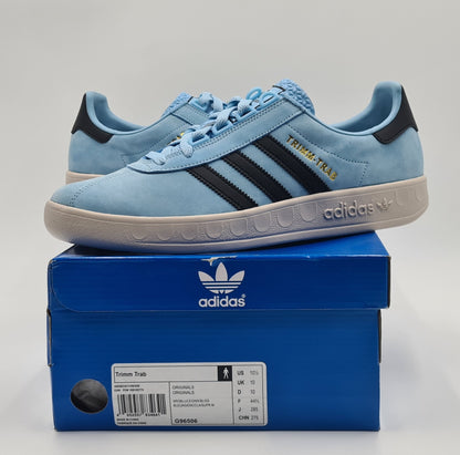 *NEU* 2013 Adidas Trimm Trab Retro Hellblau Gr. UK 10 / EUR 44 2/3