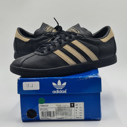 *NEU* 2011 Adidas Tobacco Leder Schwarz Gr. UK 10,5 / EUR 45 1/3