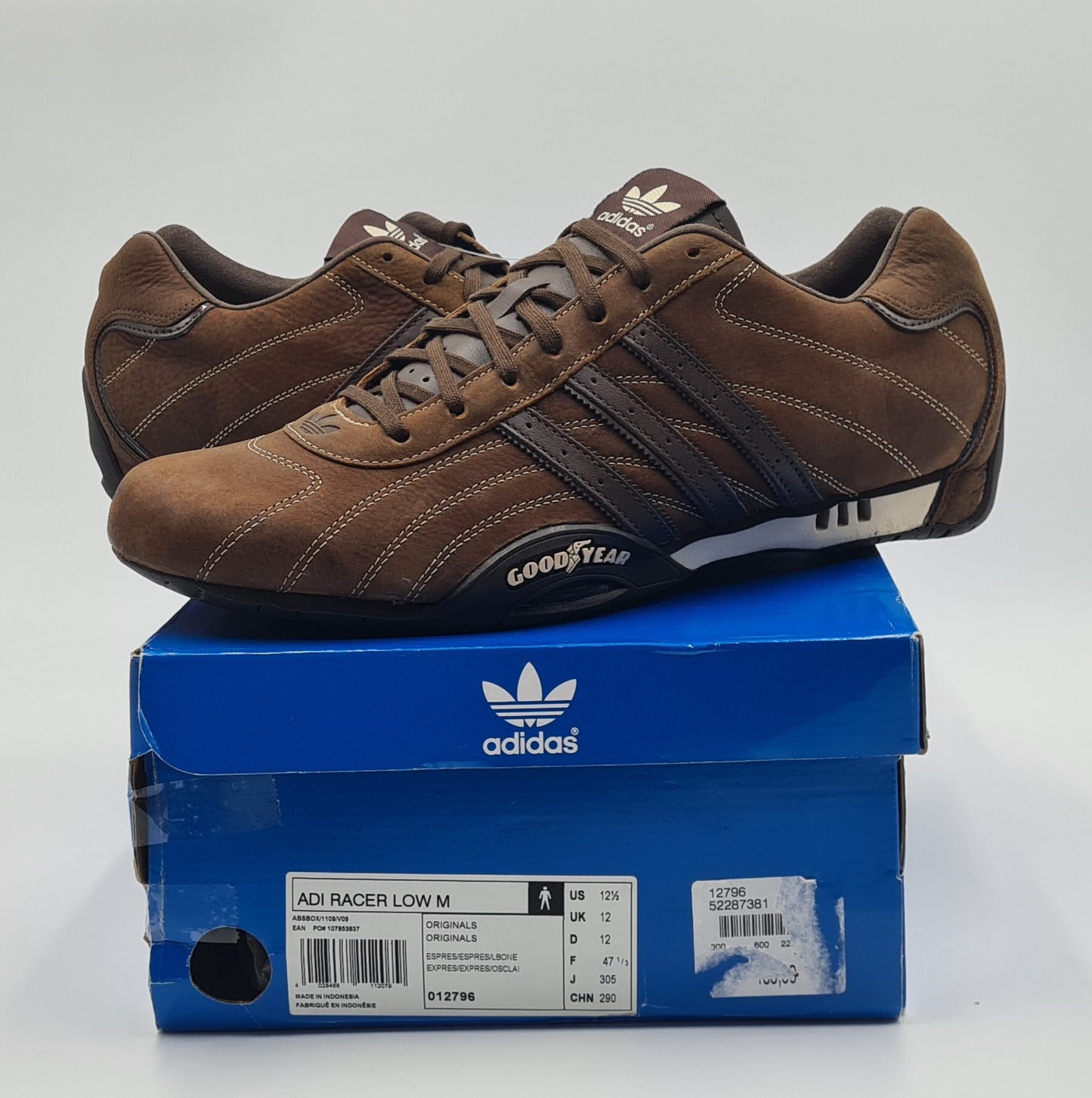 *NEU* 2013 Adidas Adi Racer Low Good Year Braun Gr. UK 12 / EUR 47 1/3