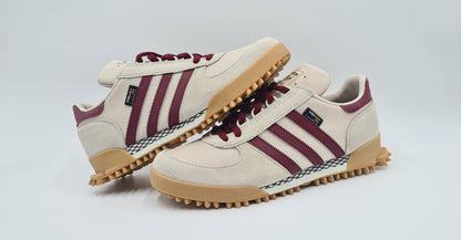 *TOP* 2023 Adidas Marathon TR Cordura Beige / Rot UK 9 / EUR 43 1/3