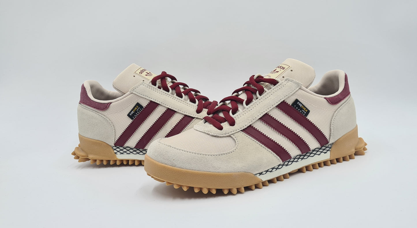 *TOP* 2023 Adidas Marathon TR Cordura Beige / Rot UK 9 / EUR 43 1/3