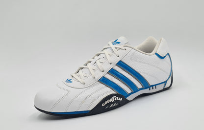 *LIKE NEW* 2013 Adidas Adi Racer Low Goodyear White Blue UK 9 / EUR 43 1/3