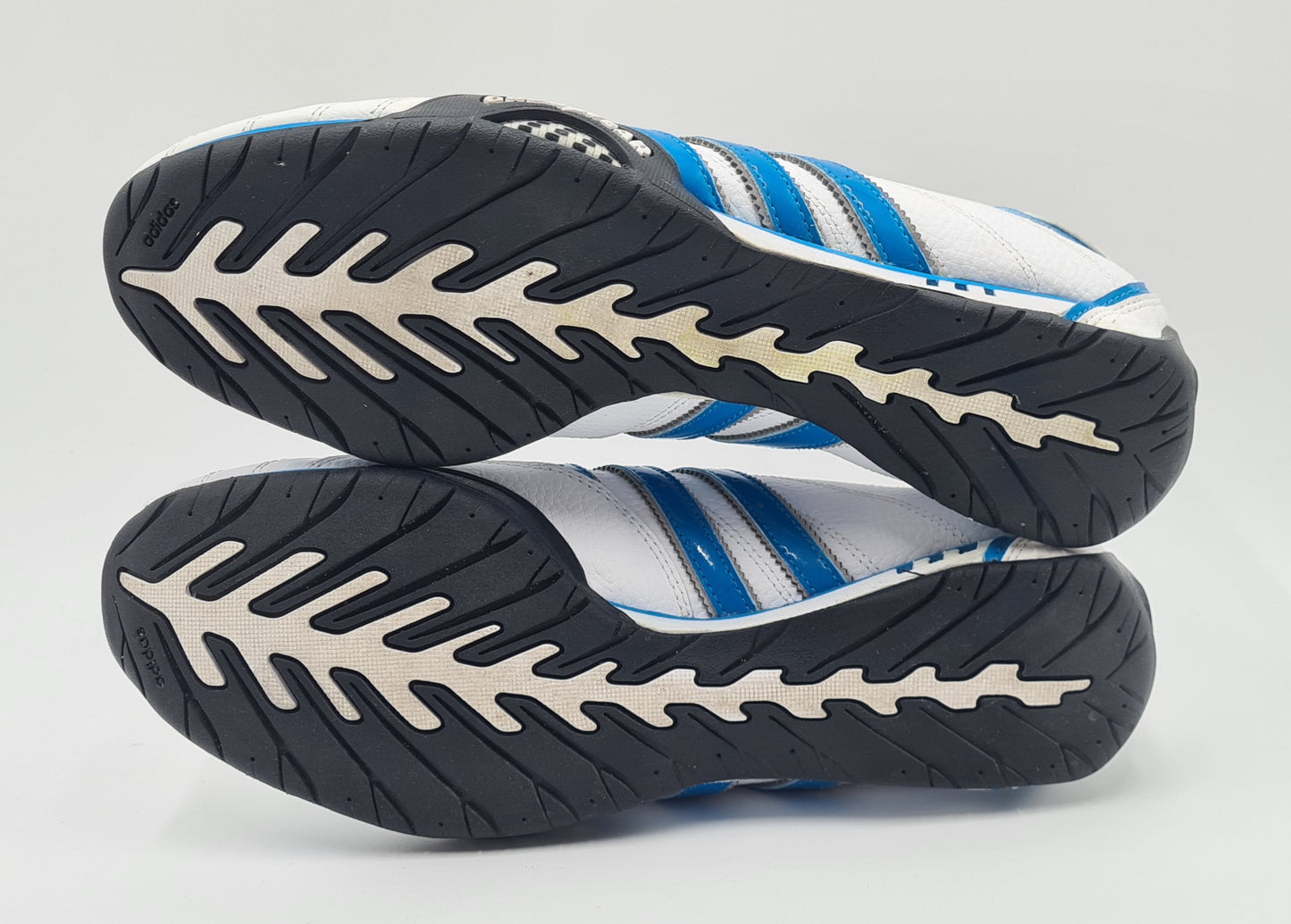 *LIKE NEW* 2013 Adidas Adi Racer Low Goodyear White Blue UK 9 / EUR 43 1/3