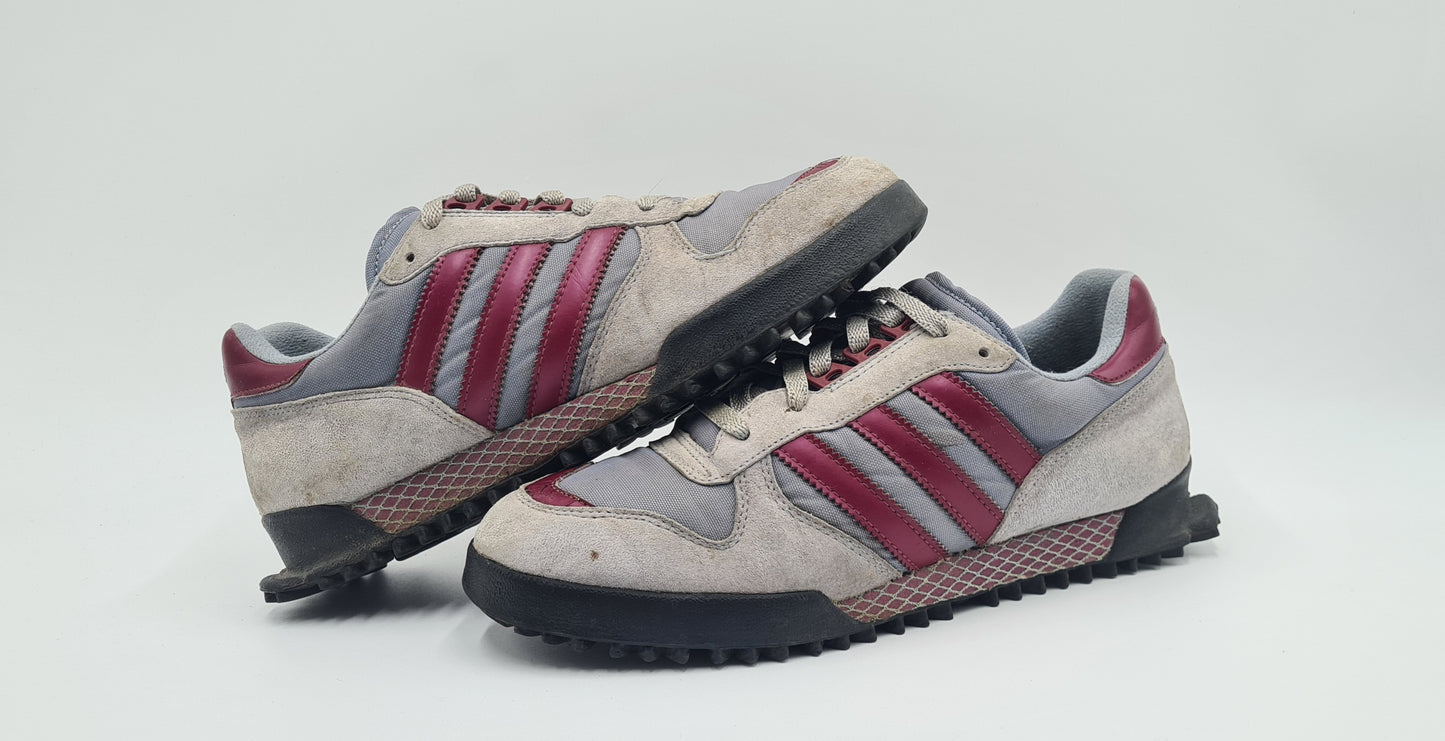 2002 Adidas Marathon TR Retro Gray Red UK 8 / EUR 42