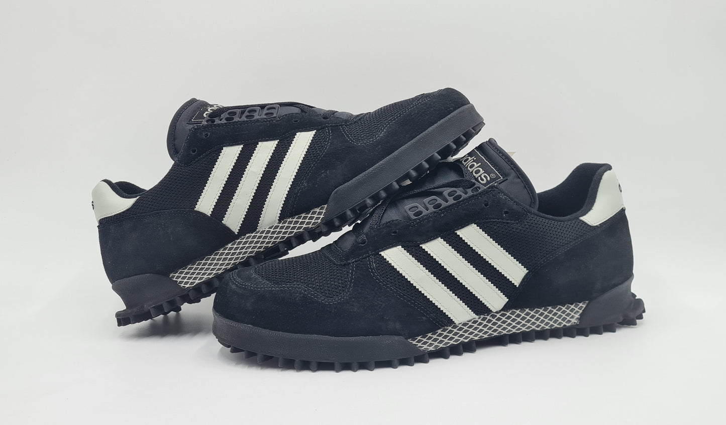 *NEW* Vintage 2000 Adidas Marathon TR Black UK 14 / EUR 50
