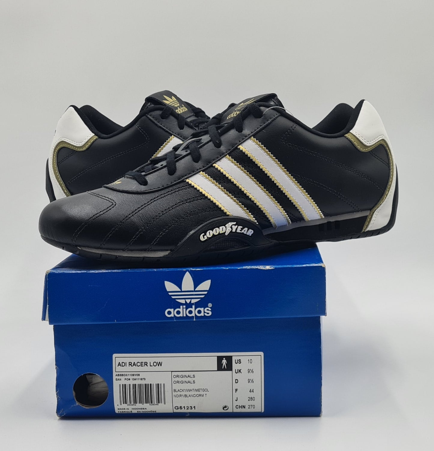 *NEW* 2011 Adidas Adi Racer Low Good Year UK 9.5 / EUR 44