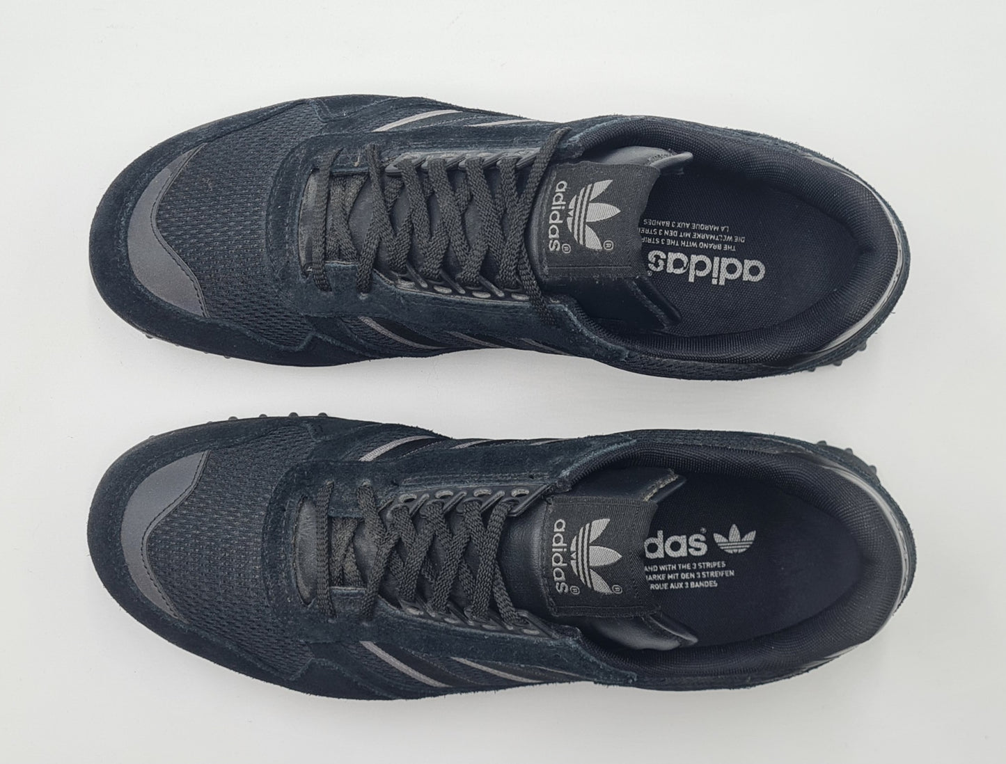 *VGC* 2012 Adidas Marathon TR Retro Black UK 10.5 / EUR 45 1/3