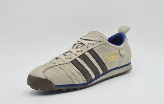 *Guter Zustand* Vintage 2004 Adidas Chile 62 Retro Grau UK 7 / EUR 40 2/3