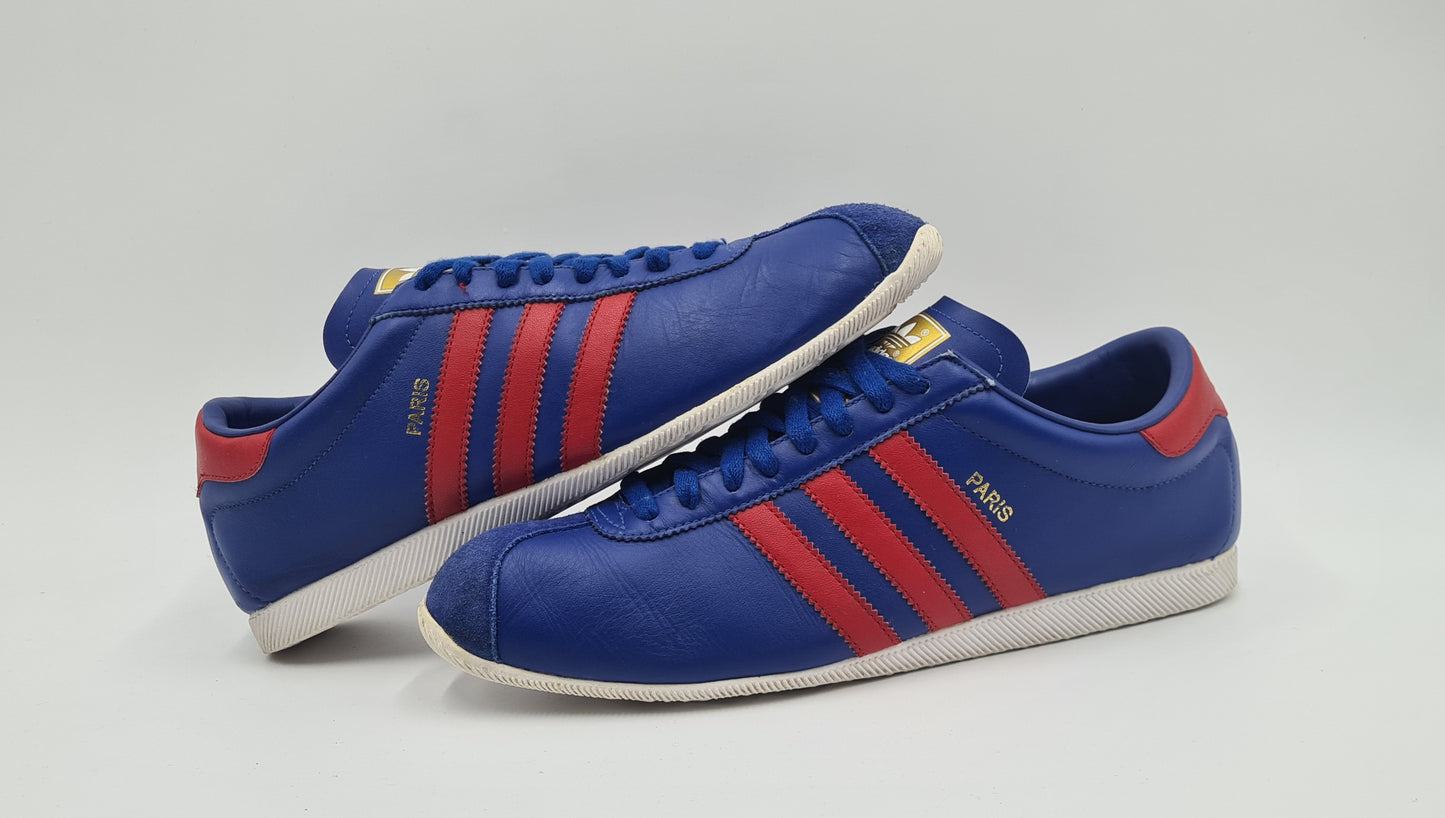 *WIE NEU* 2003 Adidas Paris Retro Gr. UK 10 / EUR 44 2/3