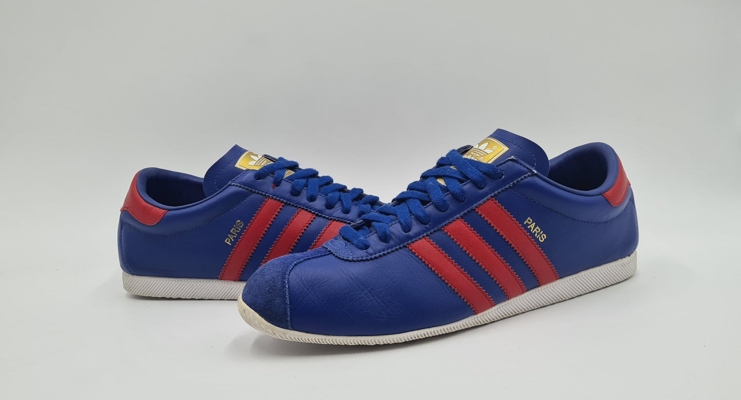 *WIE NEU* 2003 Adidas Paris Retro Gr. UK 10 / EUR 44 2/3