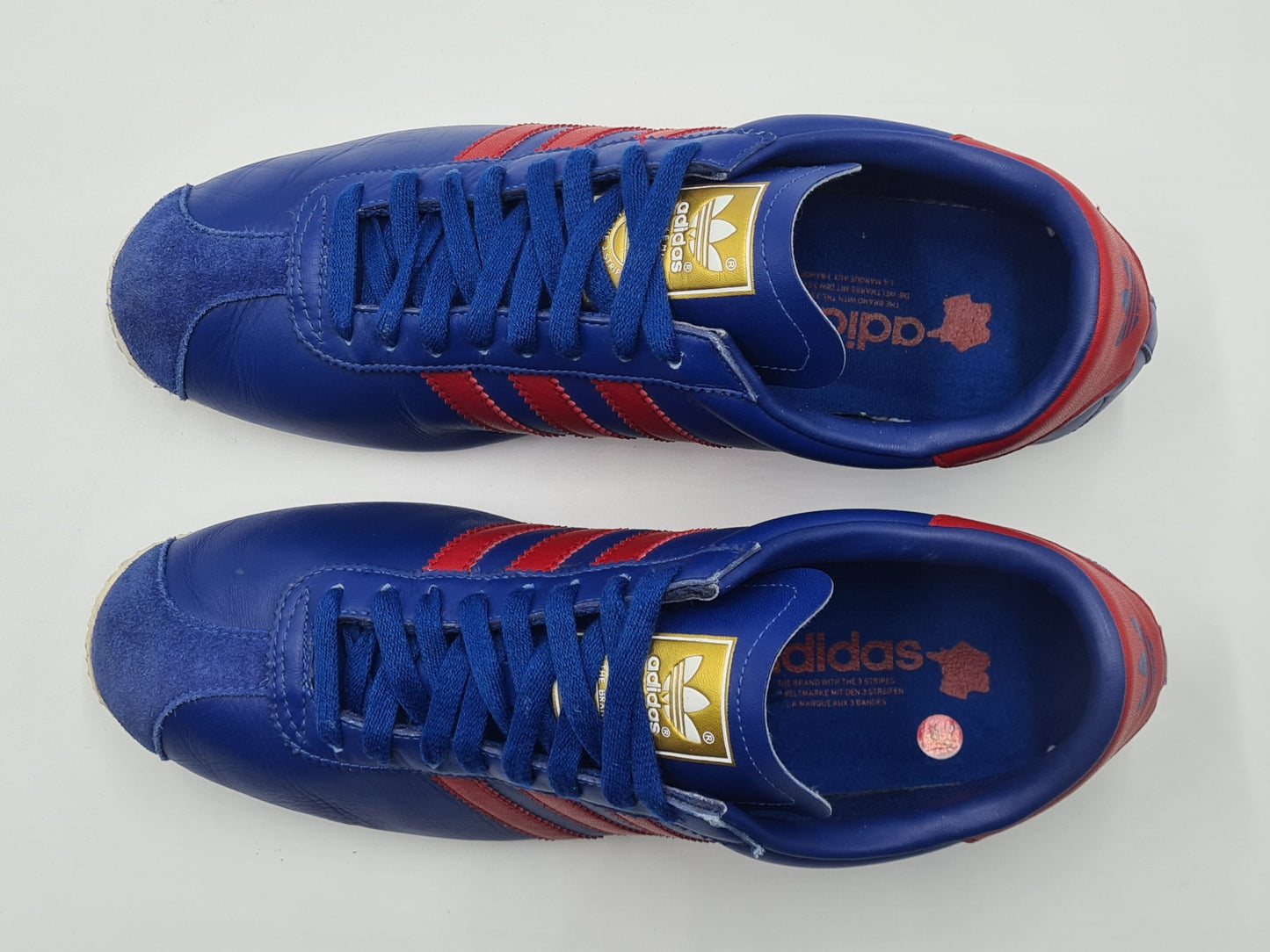*WIE NEU* 2003 Adidas Paris Retro Gr. UK 10 / EUR 44 2/3