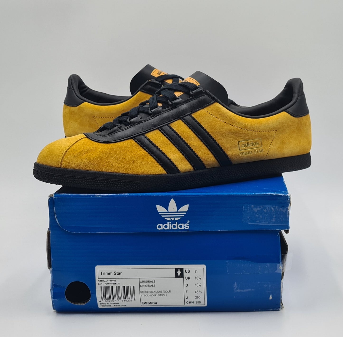 *NEU* 2013 Adidas Trimm Star 'Jamaica' Gr. UK 10,5 / EUR 45 1/3