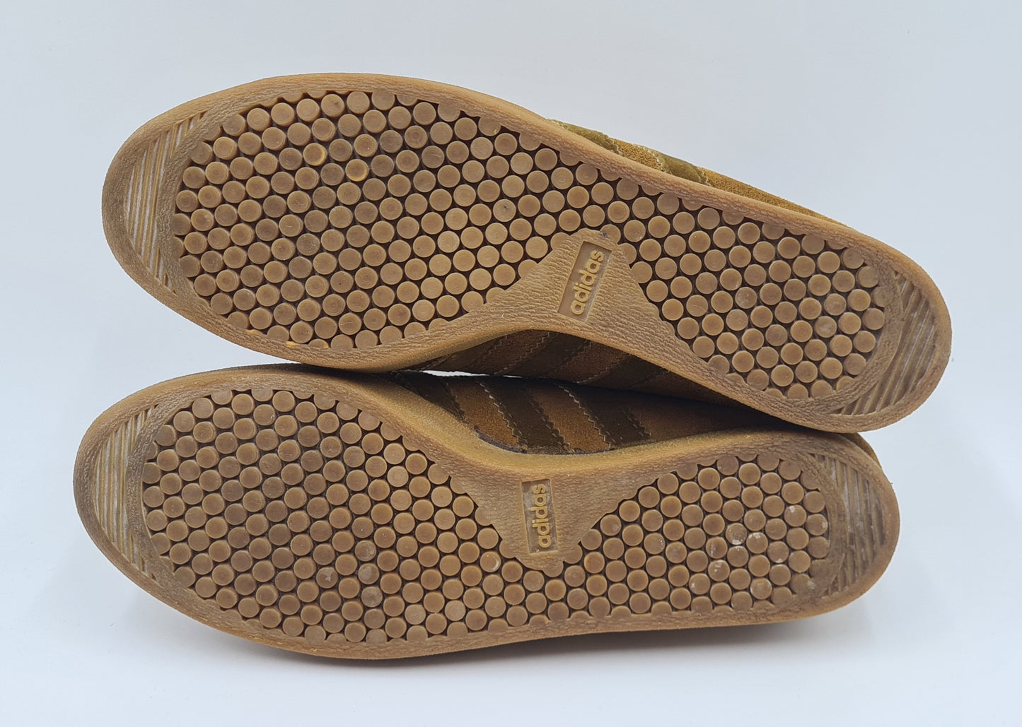 *WIE NEU* Vintage 1980er Adidas Tobacco Made in France UK 8 / EUR 42