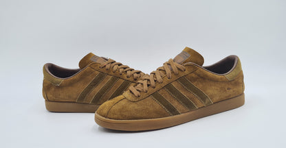 *WIE NEU* Vintage 1980er Adidas Tobacco Made in France UK 8 / EUR 42