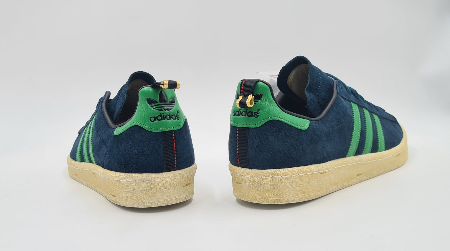 *NEU* 2013 Adidas Campus 80s Blau Grün Gr. UK 10 / EUR 44 2/3