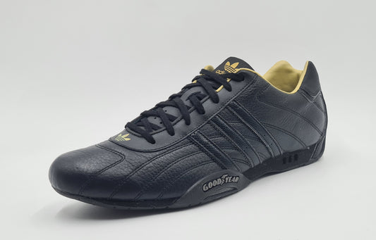 *WIE NEU* 2007 Adidas Adi Racer Low Good Year Schwarz Gr. UK 11,5 / EUR 46 2/3