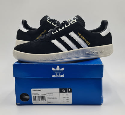 *NEU* 2008 Adidas Trimm Trab Retro Schwarz Gr. UK 10 / EUR 44 2/3
