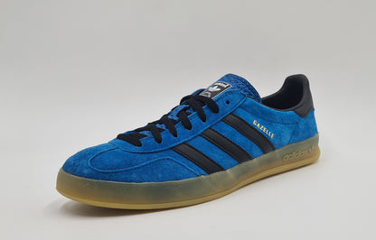 *NEU* 2012 Adidas Gazelle Indoor Blau Schwarz Gr. UK 10 / EUR 44 2/3