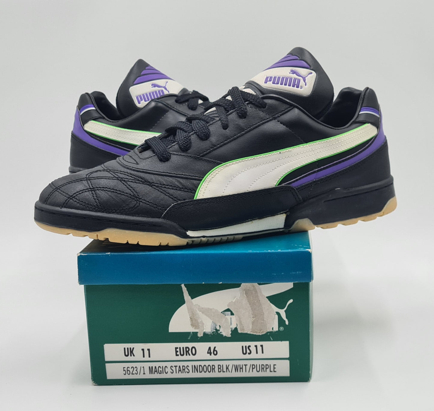 Vintage 1991 Puma Magic Stars Indoor Gr. UK 11 / EUR 46